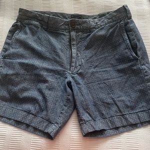 J Crew Chambray polka dot shorts